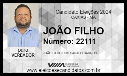 Candidato JOÃO FILHO 2024 - CAXIAS - Eleições