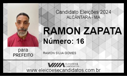 Candidato RAMON ZAPATA 2024 - ALCÂNTARA - Eleições