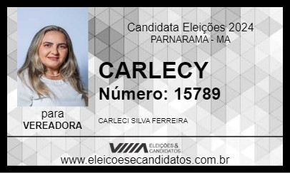 Candidato CARLECY 2024 - PARNARAMA - Eleições