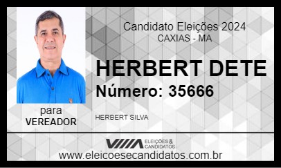 Candidato HERBERT DETE 2024 - CAXIAS - Eleições