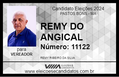 Candidato REMY DO ANGICAL 2024 - PASTOS BONS - Eleições