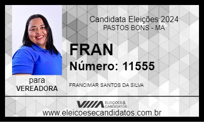 Candidato FRAN 2024 - PASTOS BONS - Eleições