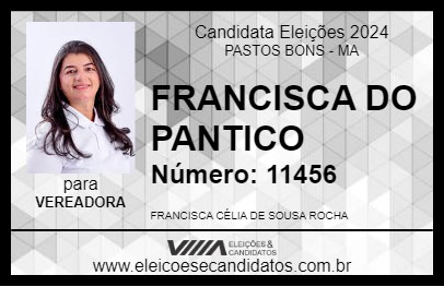 Candidato FRANCISCA DO PANTICO 2024 - PASTOS BONS - Eleições