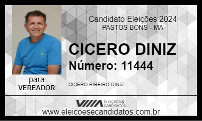 Candidato CICERO DINIZ 2024 - PASTOS BONS - Eleições