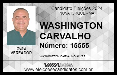 Candidato WASHINGTON CARVALHO 2024 - NOVA IORQUE - Eleições