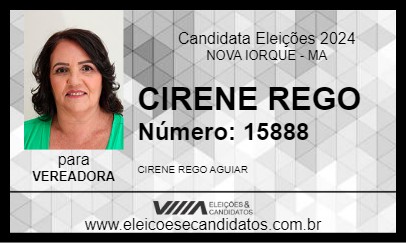 Candidato CIRENE REGO 2024 - NOVA IORQUE - Eleições