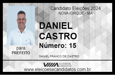 Candidato DANIEL CASTRO 2024 - NOVA IORQUE - Eleições