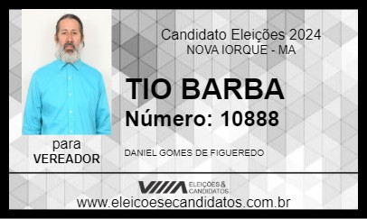 Candidato TIO BARBA 2024 - NOVA IORQUE - Eleições