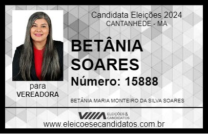 Candidato BETÂNIA SOARES 2024 - CANTANHEDE - Eleições