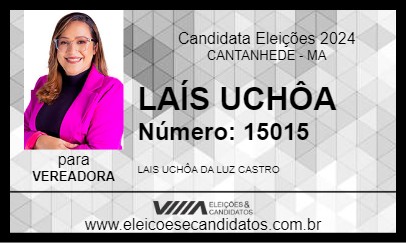 Candidato LAÍS UCHÔA 2024 - CANTANHEDE - Eleições