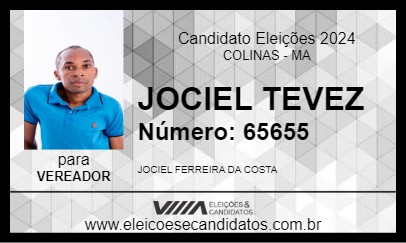 Candidato JOCIEL TEVEZ 2024 - COLINAS - Eleições