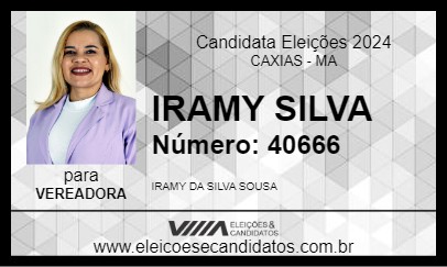 Candidato IRAMY SILVA 2024 - CAXIAS - Eleições