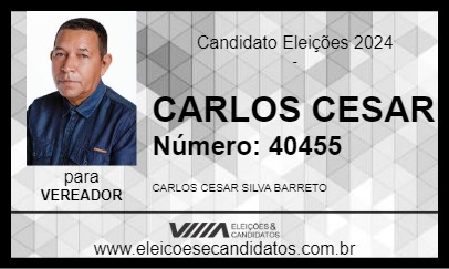 Candidato CARLOS CESAR 2024 - CAXIAS - Eleições