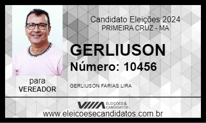 Candidato GERLIUSON 2024 - PRIMEIRA CRUZ - Eleições