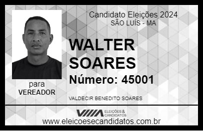 Candidato WALTER SOARES 2024 - SÃO LUÍS - Eleições