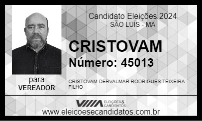 Candidato CRISTOVAM 2024 - SÃO LUÍS - Eleições