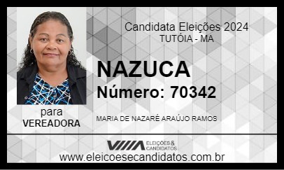 Candidato NAZUCA 2024 - TUTÓIA - Eleições