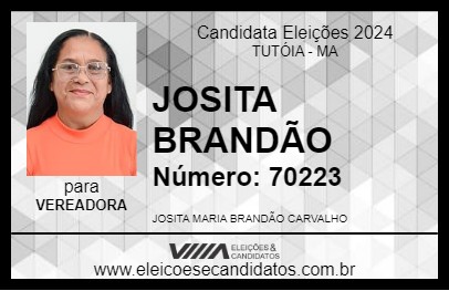 Candidato JOSITA BRANDÃO 2024 - TUTÓIA - Eleições