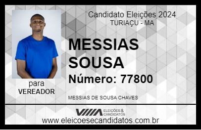 Candidato MESSIAS SOUSA 2024 - TURIAÇU - Eleições