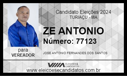 Candidato ZE ANTONIO 2024 - TURIAÇU - Eleições