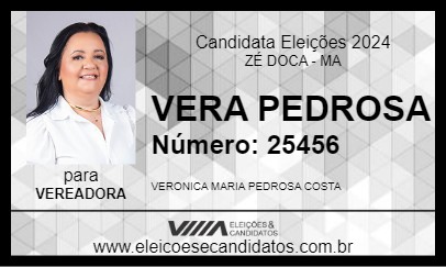 Candidato VERA PEDROSA 2024 - ZÉ DOCA - Eleições