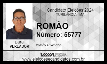 Candidato ROMÃO 2024 - TURILÂNDIA - Eleições