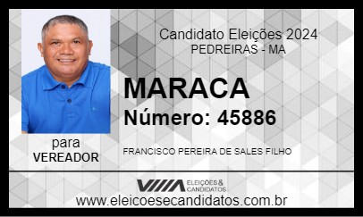 Candidato MARACA 2024 - PEDREIRAS - Eleições