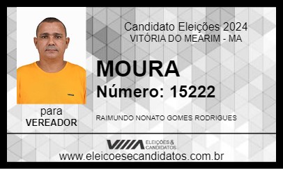 Candidato MOURA 2024 - VITÓRIA DO MEARIM - Eleições