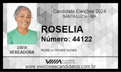 Candidato ROSELIA 2024 - SANTA LUZIA - Eleições