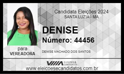 Candidato DENISE 2024 - SANTA LUZIA - Eleições