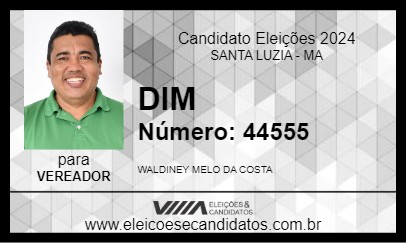 Candidato DIM 2024 - SANTA LUZIA - Eleições