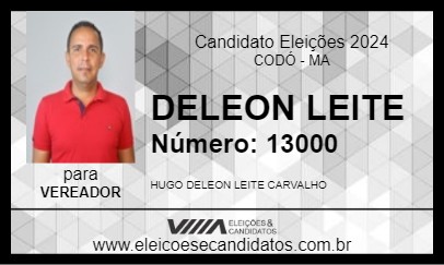 Candidato DELEON LEITE 2024 - CODÓ - Eleições