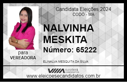 Candidato NALVINHA MESKITA 2024 - CODÓ - Eleições