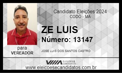 Candidato ZE LUIS 2024 - CODÓ - Eleições