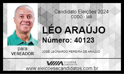 Candidato LÉO ARAÚJO 2024 - CODÓ - Eleições