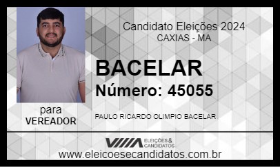 Candidato BACELAR 2024 - CAXIAS - Eleições