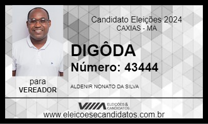 Candidato DIGÔDA 2024 - CAXIAS - Eleições