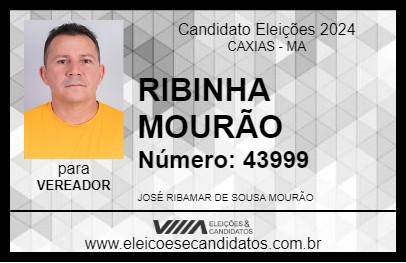 Candidato RIBINHA MOURÃO 2024 - CAXIAS - Eleições