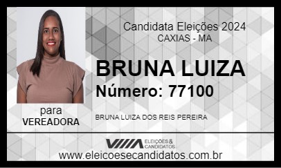 Candidato BRUNA LUIZA 2024 - CAXIAS - Eleições