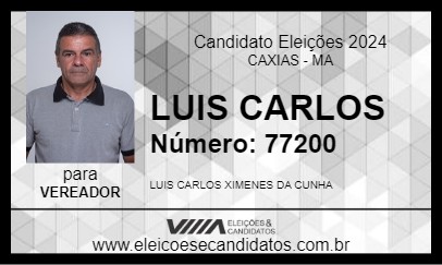 Candidato LUIS CARLOS 2024 - CAXIAS - Eleições