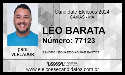 Candidato LÉO BARATA 2024 - CAXIAS - Eleições