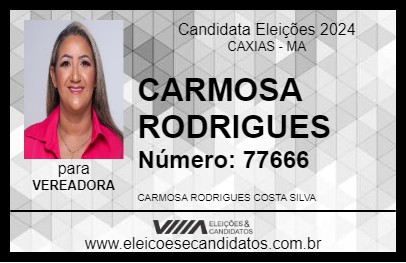 Candidato CARMOSA RODRIGUES 2024 - CAXIAS - Eleições