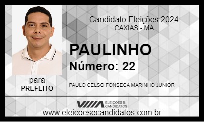 Candidato PAULINHO 2024 - CAXIAS - Eleições