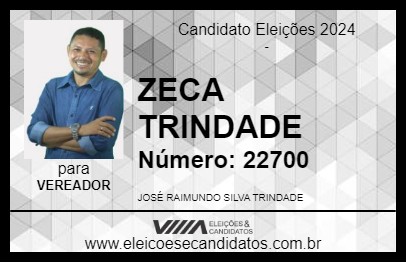 Candidato ZECA TRINDADE 2024 - VIANA - Eleições