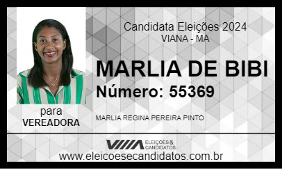 Candidato MARLIA DE BIBI 2024 - VIANA - Eleições