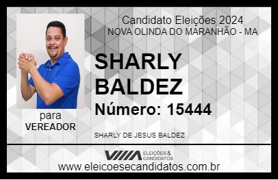 Candidato SHARLY BALDEZ 2024 - NOVA OLINDA DO MARANHÃO - Eleições