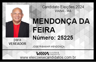 Candidato MENDONÇA DA FEIRA 2024 - VIANA - Eleições