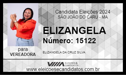 Candidato ELIZANGELA 2024 - SÃO JOÃO DO CARÚ - Eleições