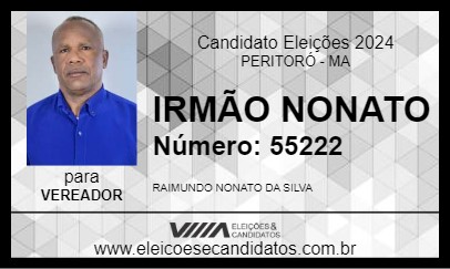 Candidato IRMÃO NONATO 2024 - PERITORÓ - Eleições