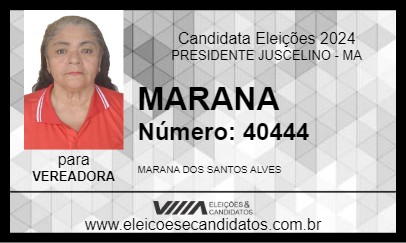 Candidato MARANA 2024 - PRESIDENTE JUSCELINO - Eleições